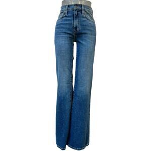 NWT Joe’s High Rise Petra Blue Flare Leg Jeans Women's Size 24